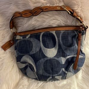 COACH Hobo shoulder bag - denim/leather